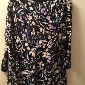 Women’s Top Black & Blue Print